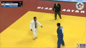 Judo 2014 Grand Prix Ulaanbaatar: Tatalashvili (GEO) - Hong (PRK) [-73kg] QF