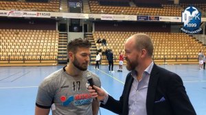 Helge Freiman efter matchen mot HK Malmö