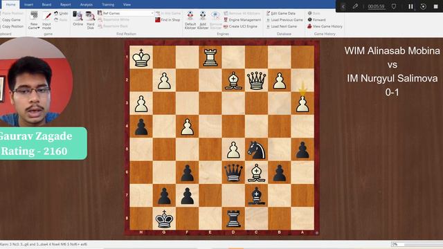 Chess Olympiad 2022 I Instructive Game in the Caro-Kann by IM Nurgyul Salimova I Rd. 5 смотреть онлайн