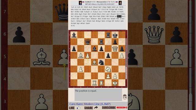 World Championship 2007, Mexico City, Mexico - Round: 10 || Peter Svidler vs Alexander Morozevich смотреть онлайн