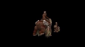 Spore Creature: Bantha with monkey