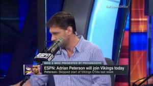 Adrian Peterson joins Vikings