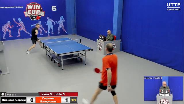 21:00 Писклов Сергей 2-3 Горелов Владислав стол 5 ЮГ-3 02.03.21 смотреть онлайн