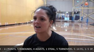 Round 1 Post-Game Interview - Amelia Todhunter, Dandenong Rangers