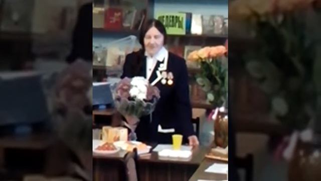 Юбилей В. Гончаровой. Мероприятие в г. Руза. Слово юбиляра смотреть онлайн