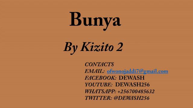 Bunya - Kizito 2 смотреть онлайн