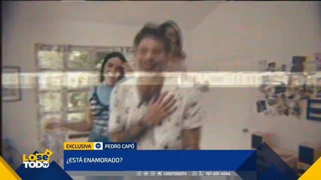 PEDRO CAPÓ PRESENTA A SU NUEVO AMOR