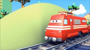 Troy il Treno Steve Il Rullo Compressore aggiusta la Strada dissestata! -Car City 🚄 Cartone animato