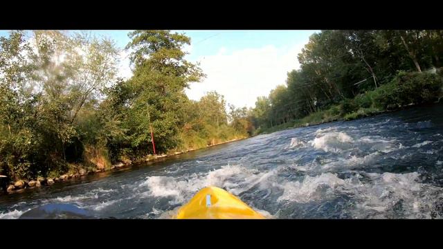 Spade Joker kayak - First Paddle on river Drava Croatia (V. Bukovec) смотреть онлайн