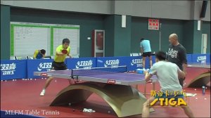 Zhang Jike Mastered His SUPER Backhand With Xiao Zhan