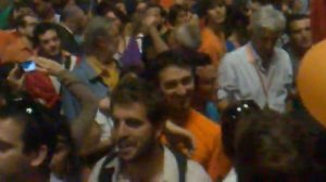 Giuliano Pisapia in piazza Duomo