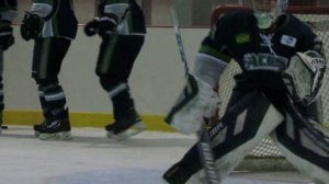 Goaltender Anderson Snair at Practice