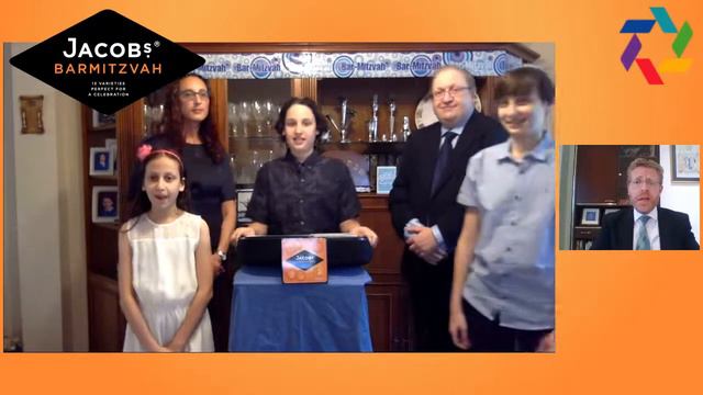 Jacob Liff's Virtual Bar Mitzvah with Rabbi Chapper смотреть онлайн