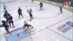 Kevin Fiala drives to the net, outwaits John Gibson and shoots around the pad for his his 2nd goal.