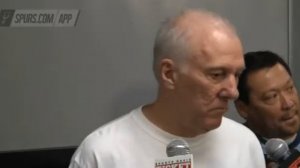 Gregg Popovich : Happy? Probably not but go ahead. CZEŚĆ?