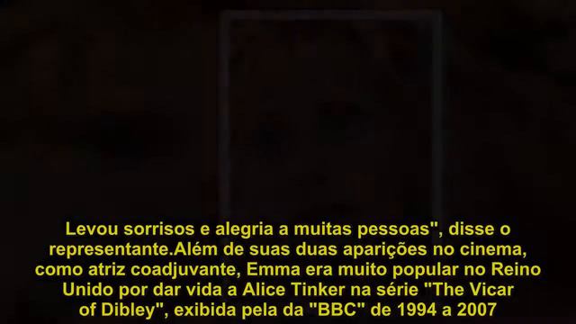 Atriz de "Um Lugar Chamado Notting Hill", Emma Chambers morre aos 53 anos смотреть онлайн