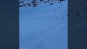 Top view and skiing  in Val Senales glacier with Marco Bigon 🇮🇹⛷👍