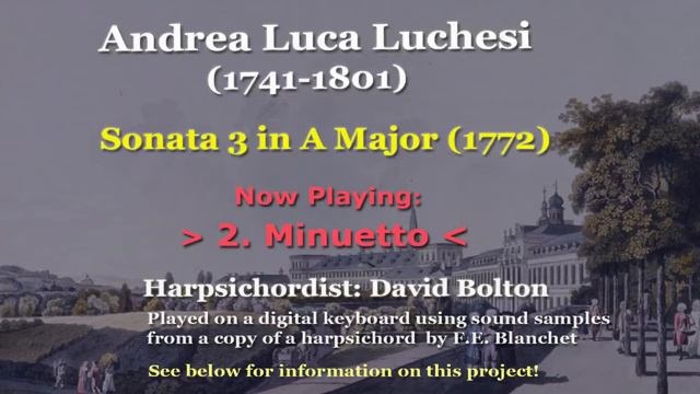 Andrea Luca Luchesi (1741-1801) Sonata 3, A Major (1772) смотреть онлайн