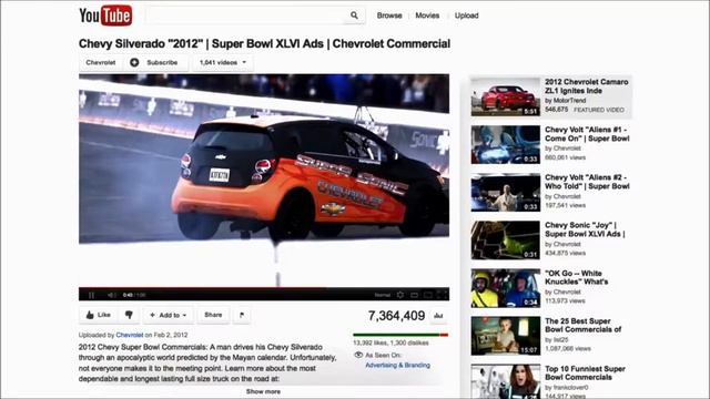 Flock Associates - Chevrolet: Chevy Game Time Integrated Campaign by Goodby Silverstein & Partners смотреть онлайн