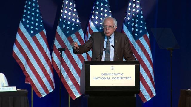 Bernie Sanders Speaks at the DNC Summer Meeting смотреть онлайн