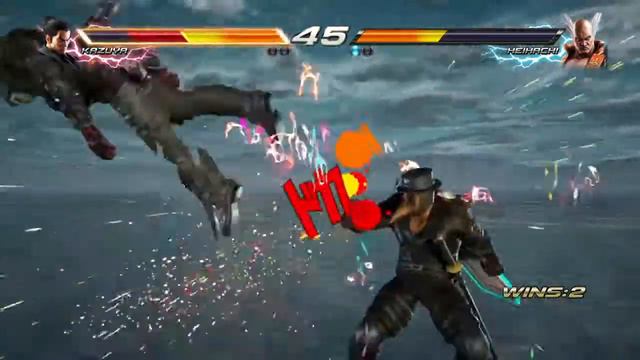 TEKKEN7 Kazuya Vs Heihachi Funny SlowMo KO