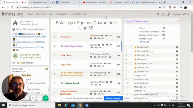 Batalla por Equipos Quarantäne Liga 6B / 2° Lugar minutos finales. смотреть онлайн