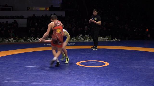 ВОЛЬНАЯ БОРЬБА. Чемпионат Кыргызстана-2023. 61 кг 1\16 Руслан уулу Алишер-Амир Болотов смотреть онлайн