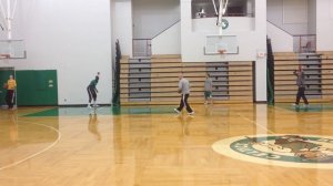 ESPN Boston: Brandon Bass practices 3s