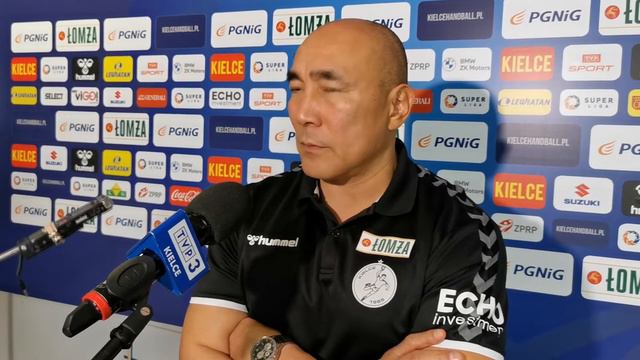 Talant Dujshebaev po meczu Łomża Vive Kielce - Chrobry Głogów смотреть онлайн