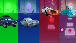 Cars Team Brent Mustangburger - Finn - Darrell - Tokyo Mater | Tiles Hop EDM Rush #tileshop #cars