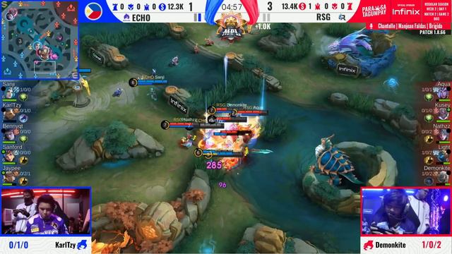MPL PH S13 - W2D1 - RSG vs ECHO - GAME 2 смотреть онлайн