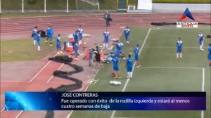 Operación exitosa de rodilla lesionada para José Manuel Contreras