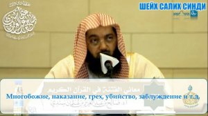 ШЕЙХ САЛИХ СИНДИ /// ОСНОВА СМУТЫ ЭТО ИСПЫТАНИЕ 4/25.