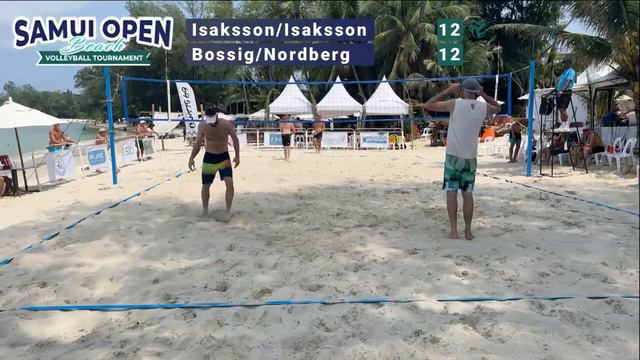 Samui Open Beach Volleyball Tournament 2023: Isaksson Isaksson vs Nordberg Bissig смотреть онлайн
