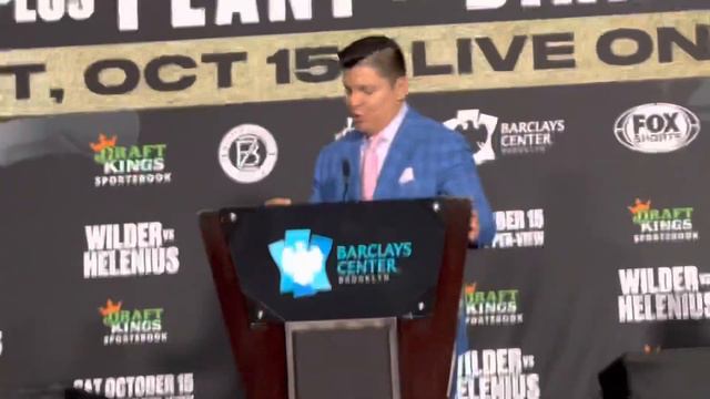 HEATED “Don’t Run B****” Dirrell & Plant Goes At It At Wilder Vs Helenius Presser EsNews Boxing смотреть онлайн