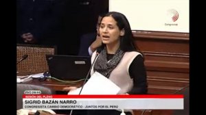 Sigrid Bazán | Intervención durante la interpelación al Ministro de RREE, César Landa