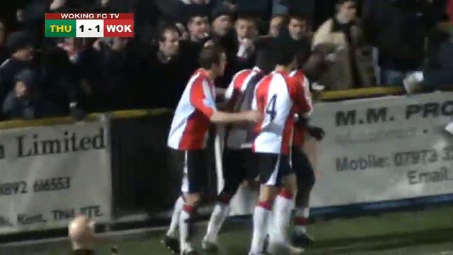 Thurrock 1-1 Woking (Elvis Hammond Goal) смотреть онлайн