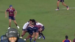 Football Player React To TONGAN THOR - The Genetic Freak That's A Rugby KILLING MACHINE