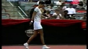 Lindsay davenport vs justine hénin Du Maurier Open 2000 R32 3/4