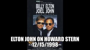 Howard Stern - Elton John 12/15/1998