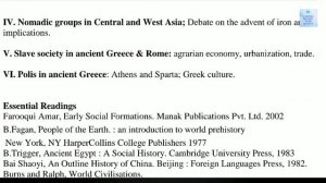 Calcutta University History Honours Syllabus & important books