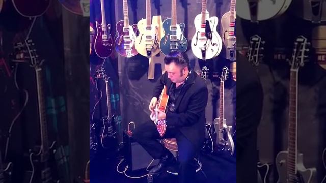 Testing out the new Brian Setzer "Smoke" - NAMM 2020