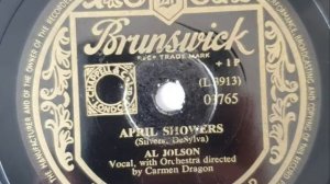April showers / Al Jolson with Orchestra
