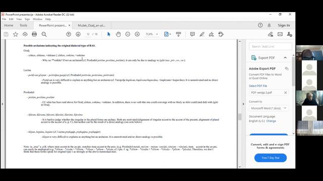 Конференция к 90-летию В.А. Дыбо. Matija Mužek - čèsanъ or česãnъ смотреть онлайн