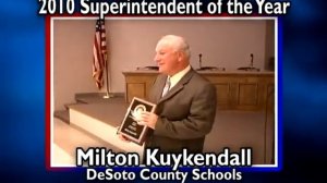 Superintendent of the Year - Milton Kuykendall