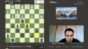 Best of Boston Blitz Brawl: GM Perelshteyn crushes the Nimzo-Indian!