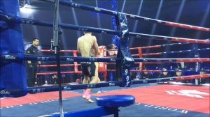 Vinnik Danil Russia (blue) vs Chinese fighter(red) K-1 rules 7.11.2016 WLF China