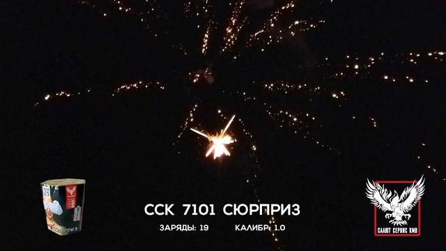 ССК 7101 Батарея салютов СЮРПРИЗ (1,0*19)