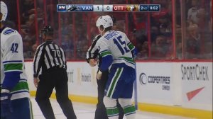 Dorsett, Borowiecki drop gloves after questionable body checks