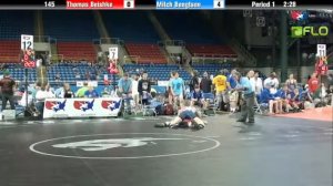 Junior 145 - Thomas Beishke (New Jersey) vs. Mitch Bengtson (Minnesota)